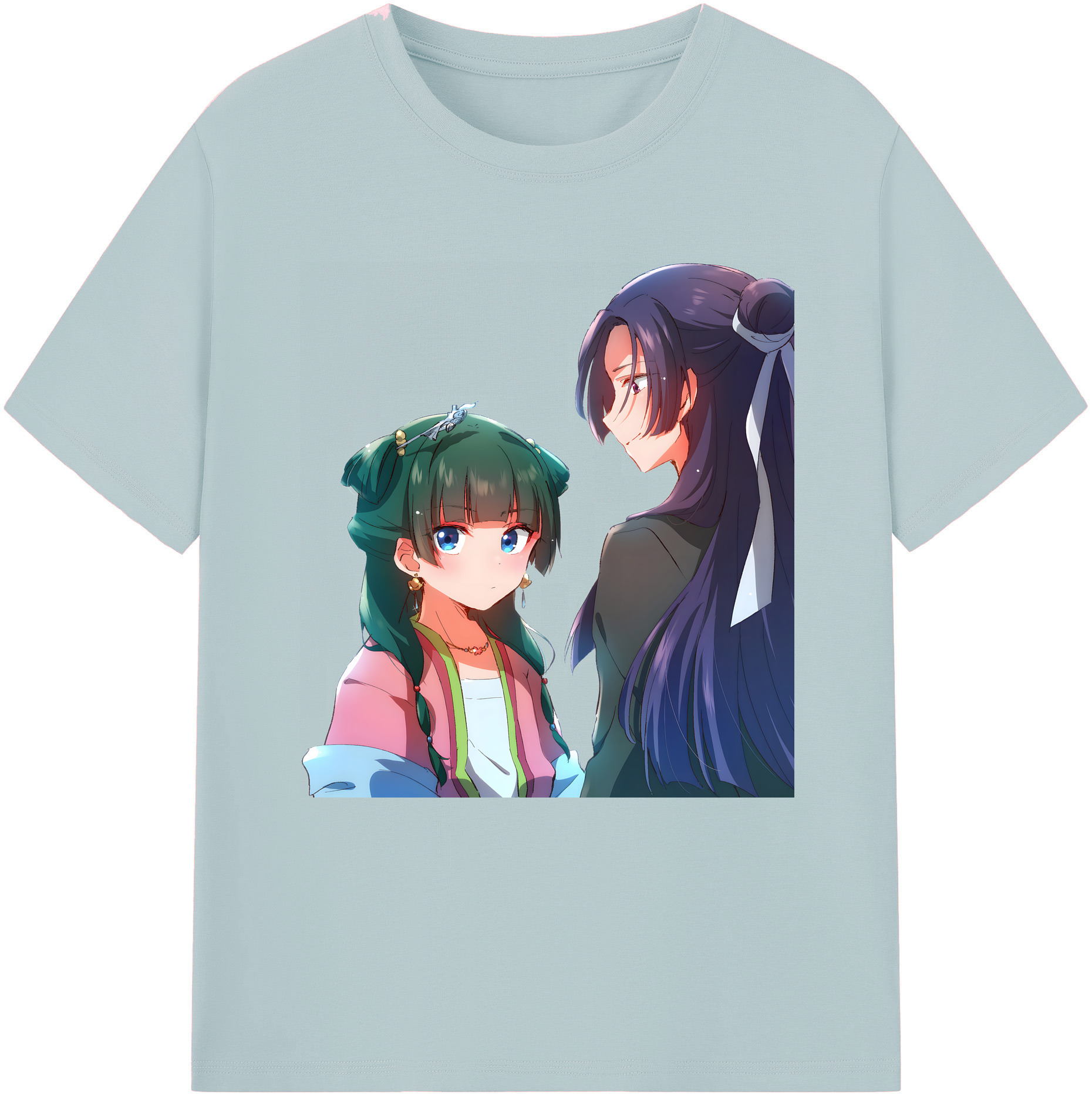 （画像用） 薬屋のひとりごと The Apothecary Diaries 綿100％半袖Tシャツ（フロントプリント）